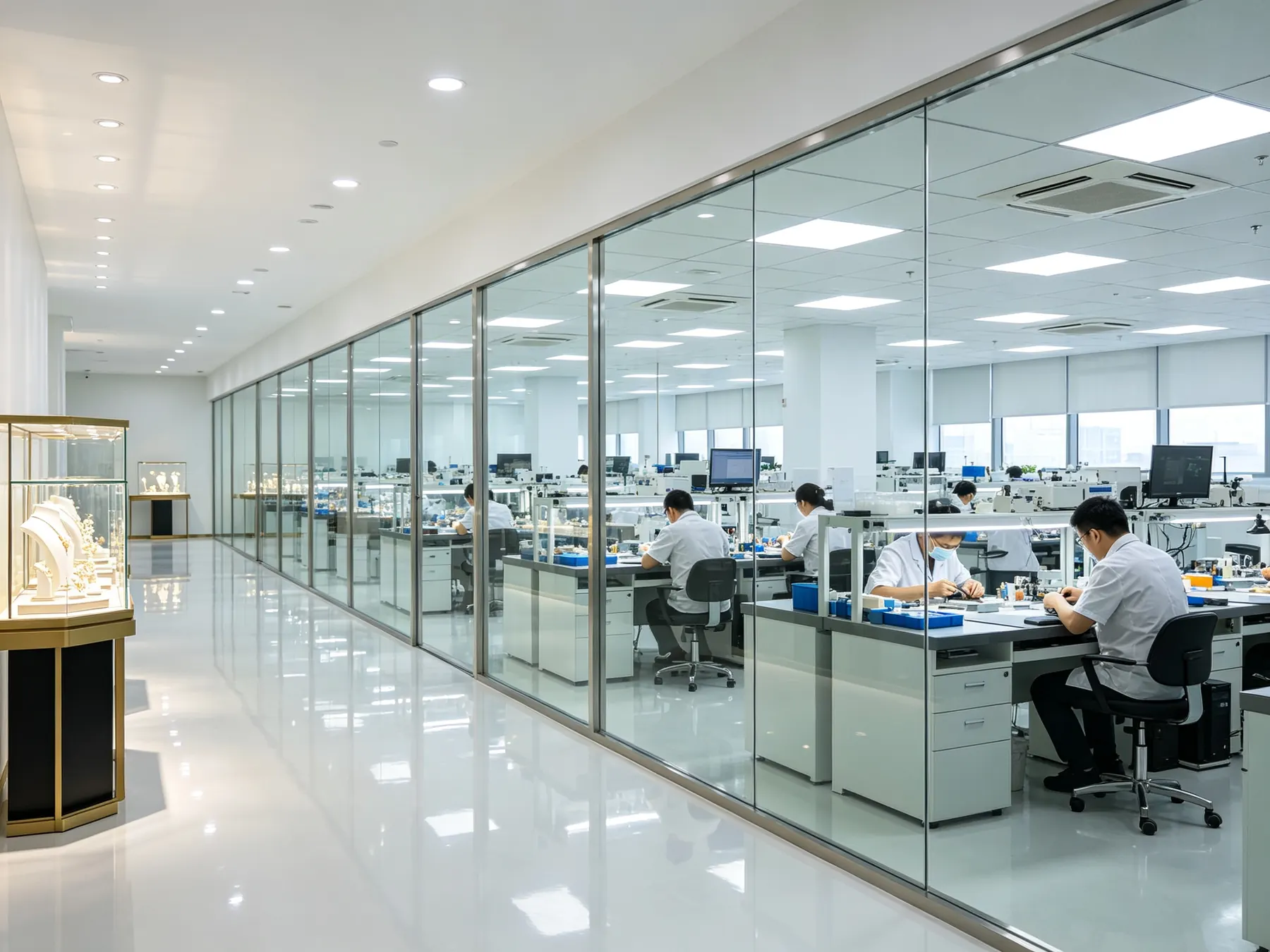 BSTKOI jewelry packaging and shipment control details.