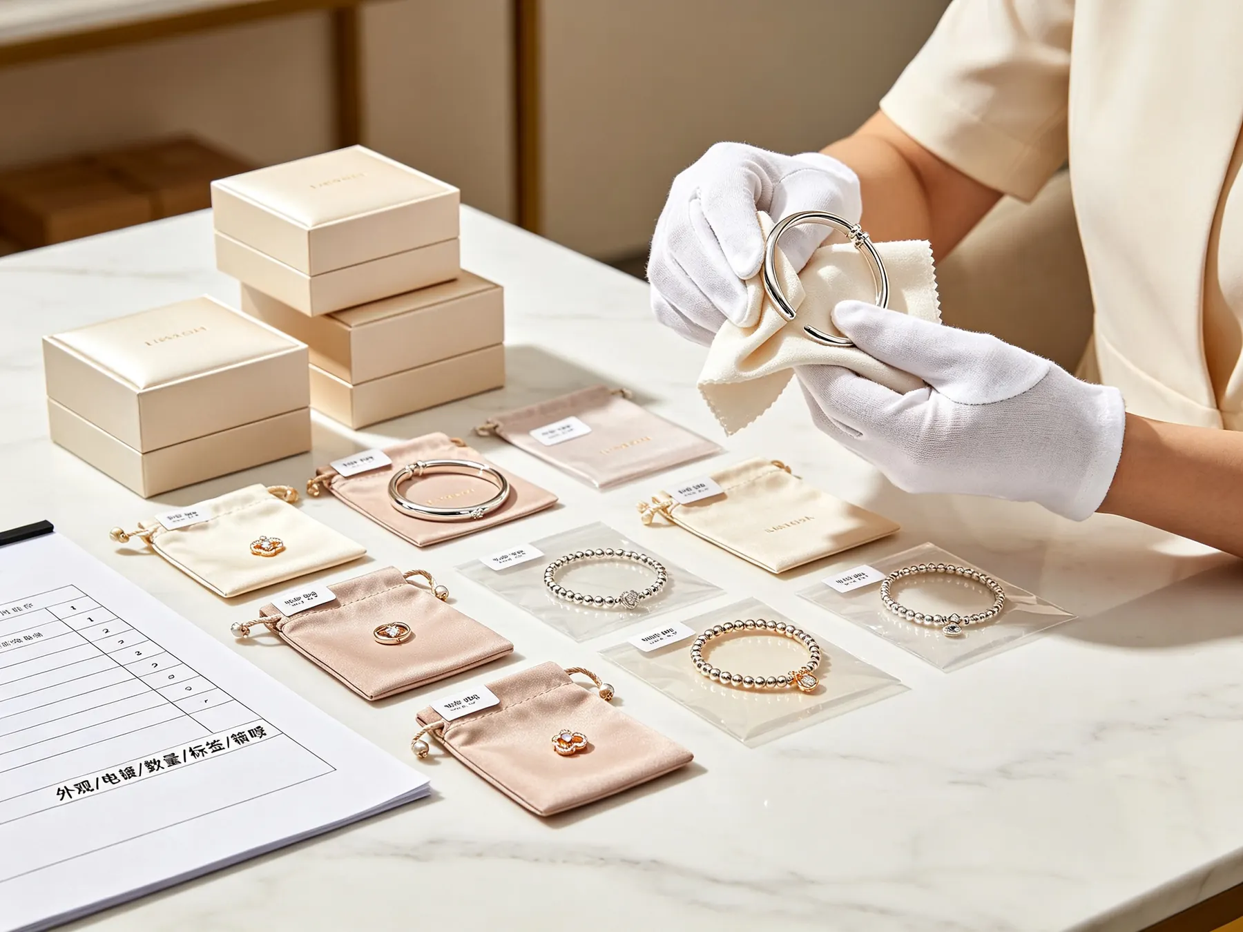 Jewelry production board and project planning