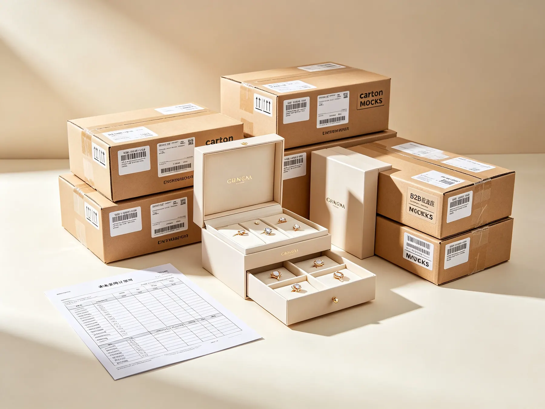 Export packing and shipment support